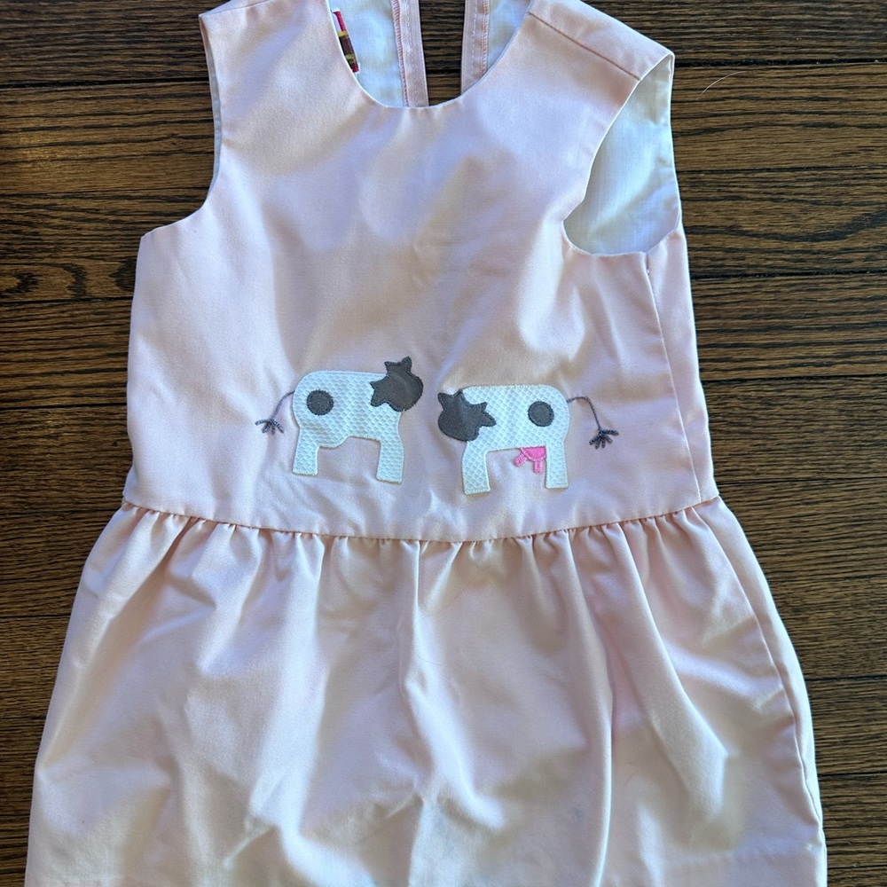Chocolate Soup dress size 4, adorable summer cow dress, traditional children’s
